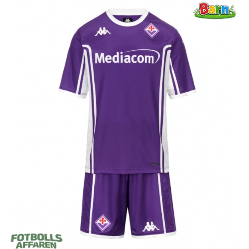 Fiorentina Hemmaställ Barn 2025-26 Kortärmad (+ Korta byxor)